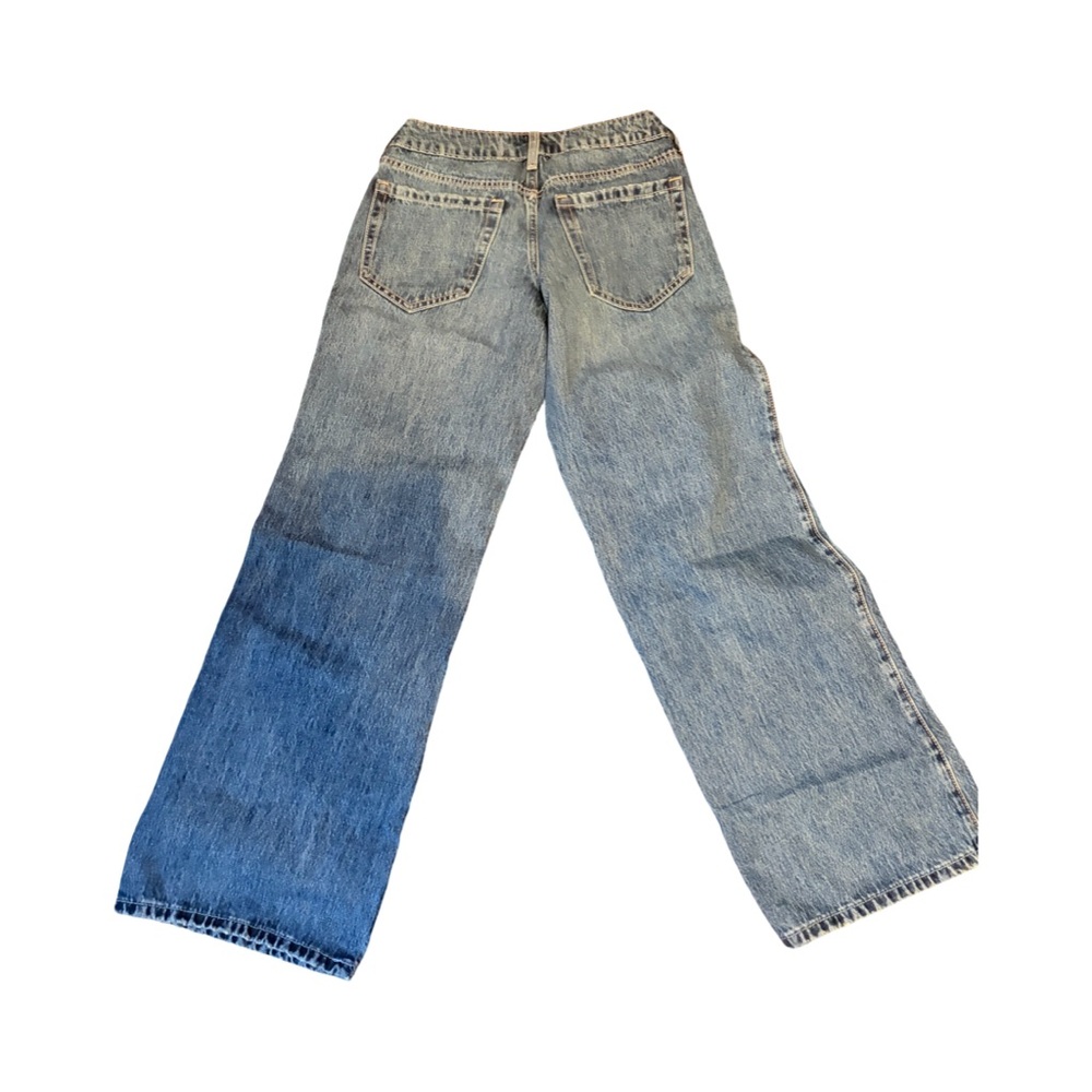 Hollister Curvy Low Rise Baggy Blue Jeans - Picture 2 of 4